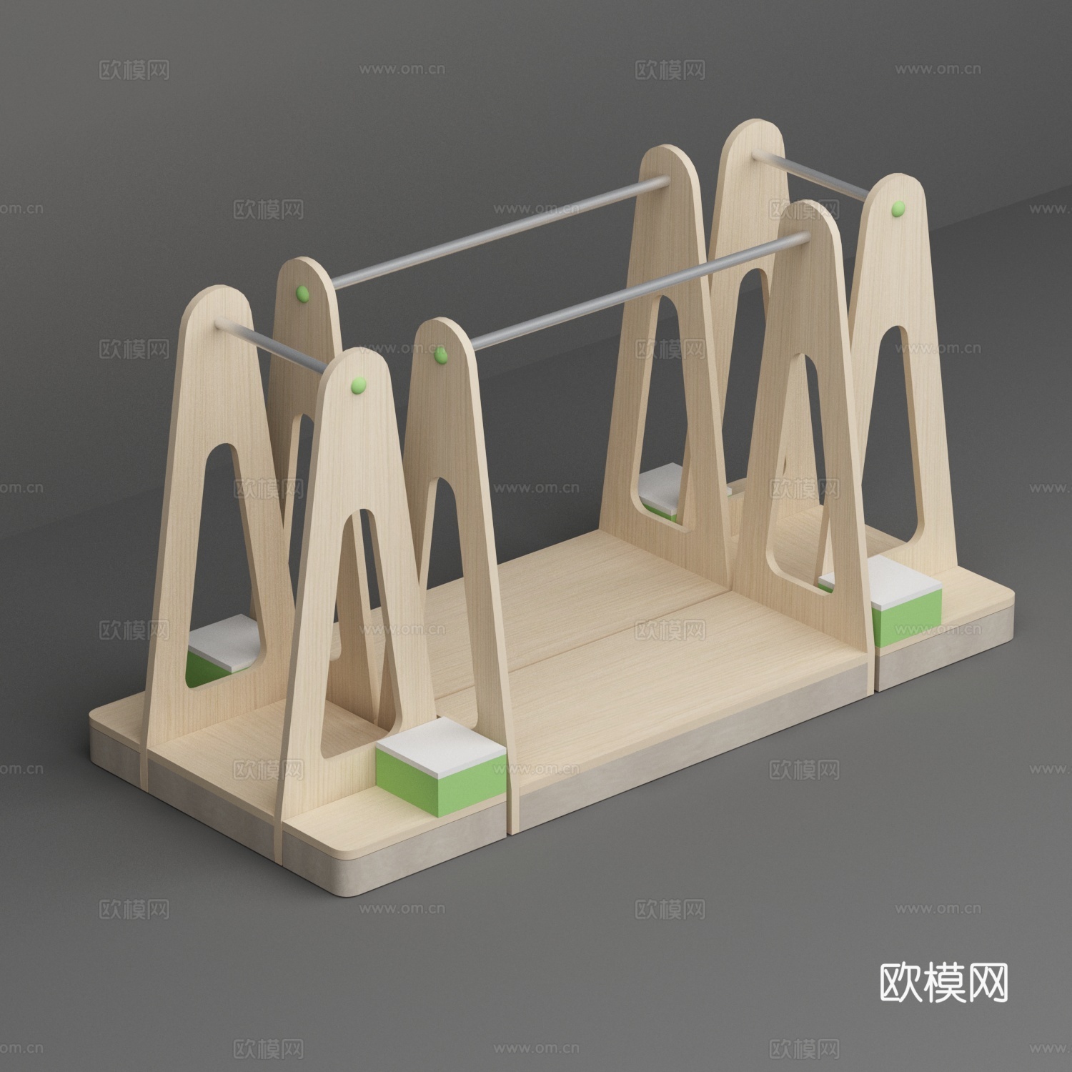 母婴店童装孕妇服装中岛展示货架3d模型