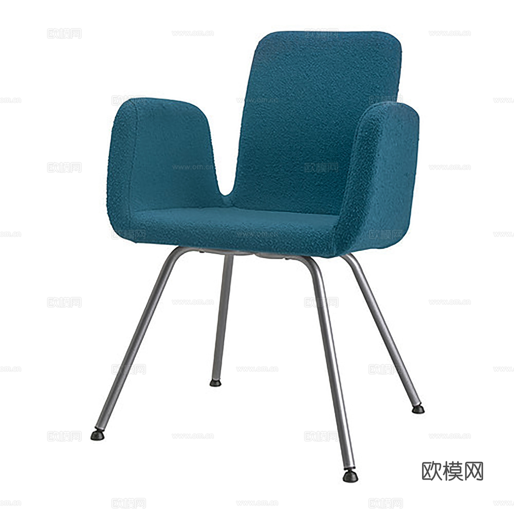 现代休闲椅 布椅餐椅 书椅单椅su模型