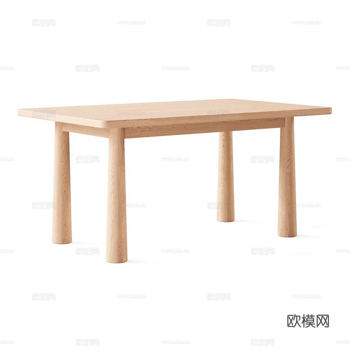 北欧简约餐桌 餐桌  简约餐桌3d模型