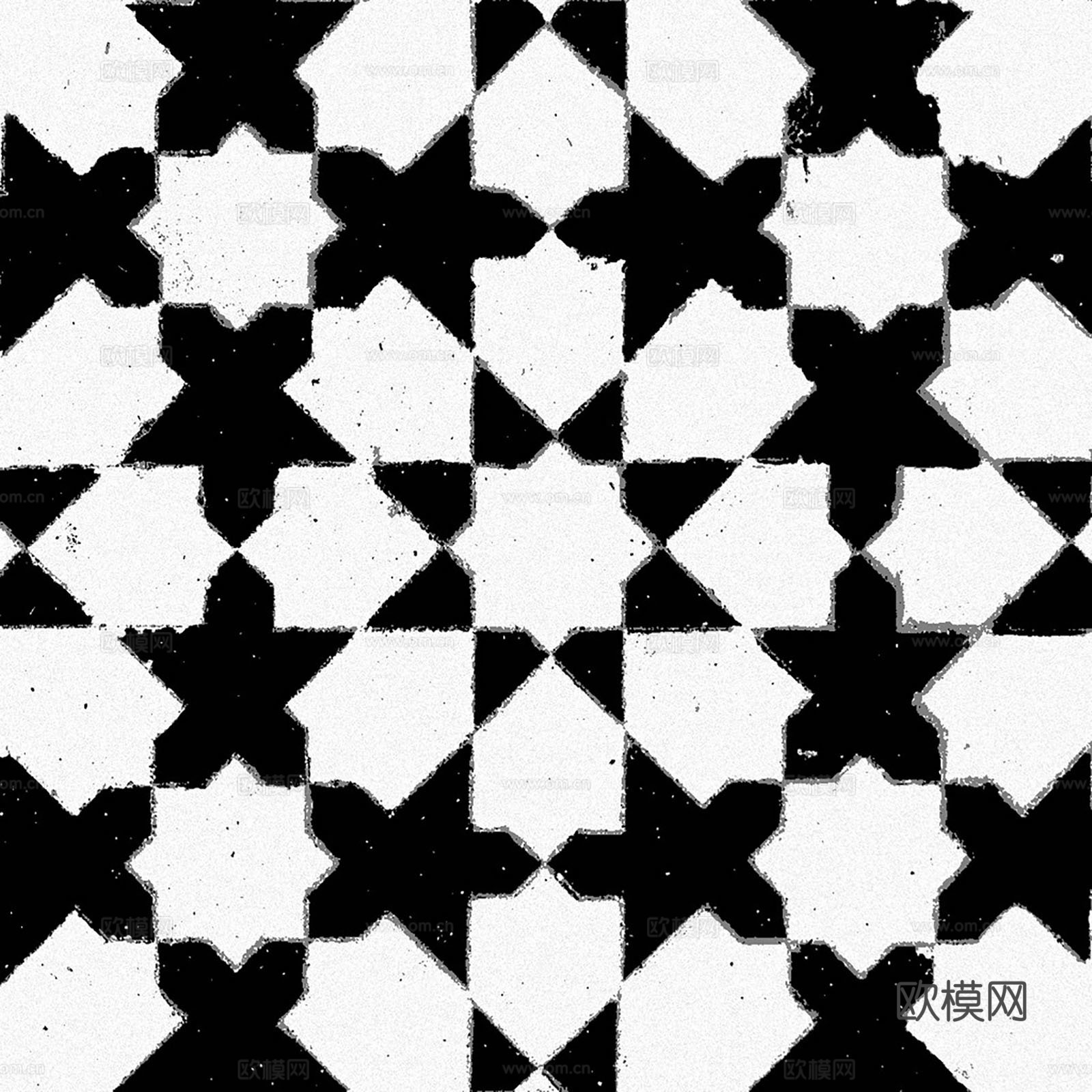墙砖瓷砖地砖黑白凹凸 装饰花纹