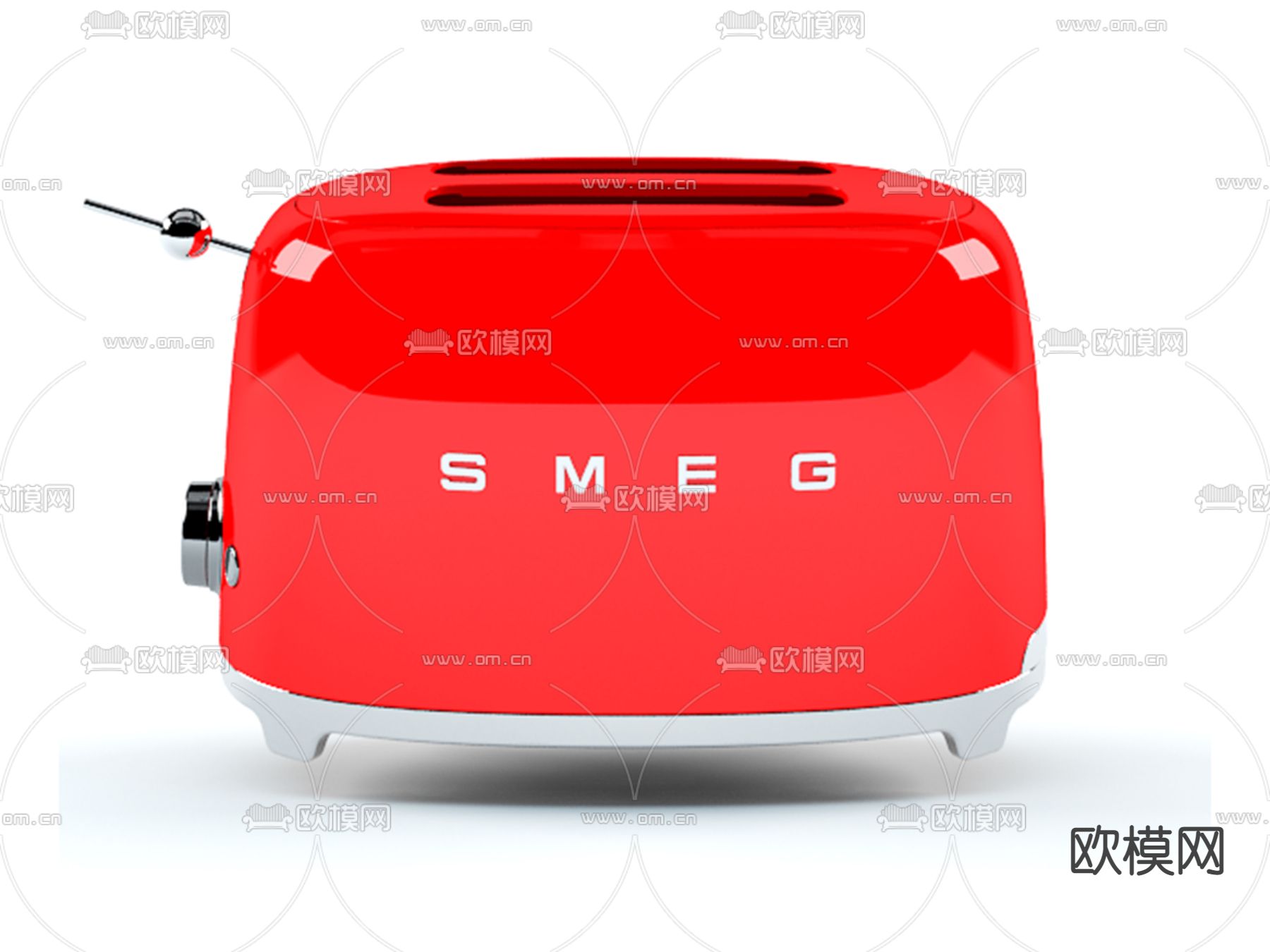 现代面包机su模型下载（渲染图1）