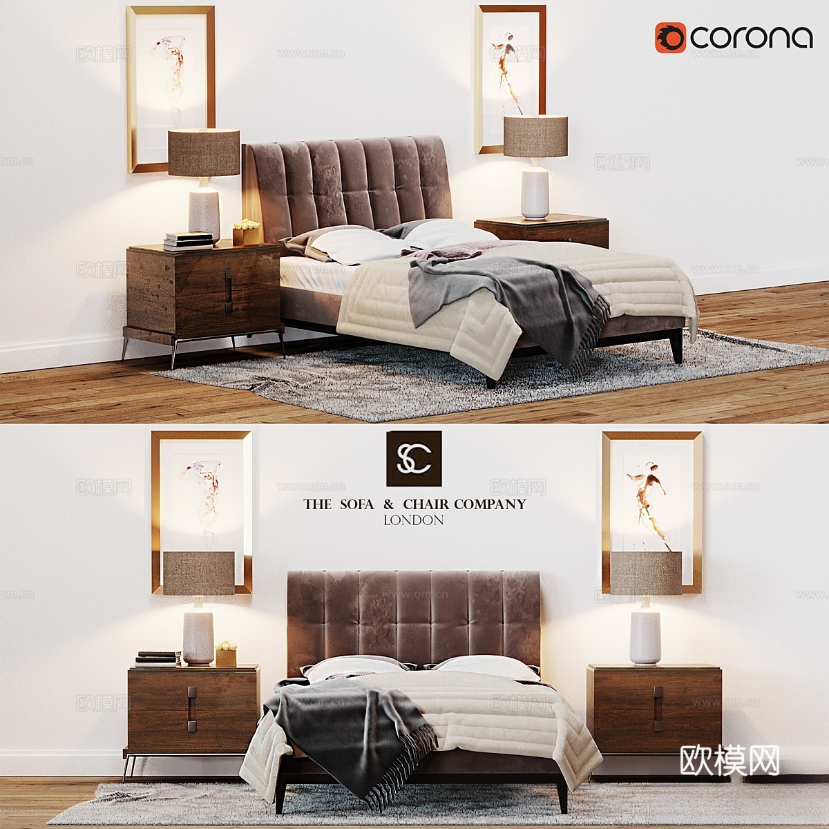 The Sofa &amp; Chair Company Alexa3d模型