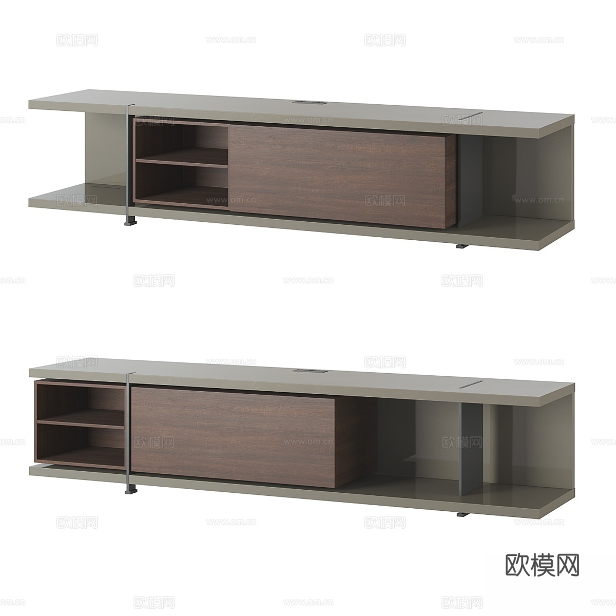 Poliform Bristol 边柜3d模型