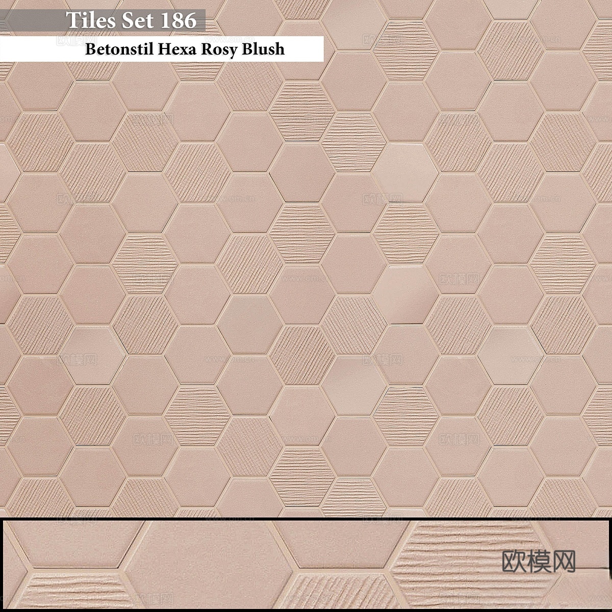 瓷砖套装 1863d模型