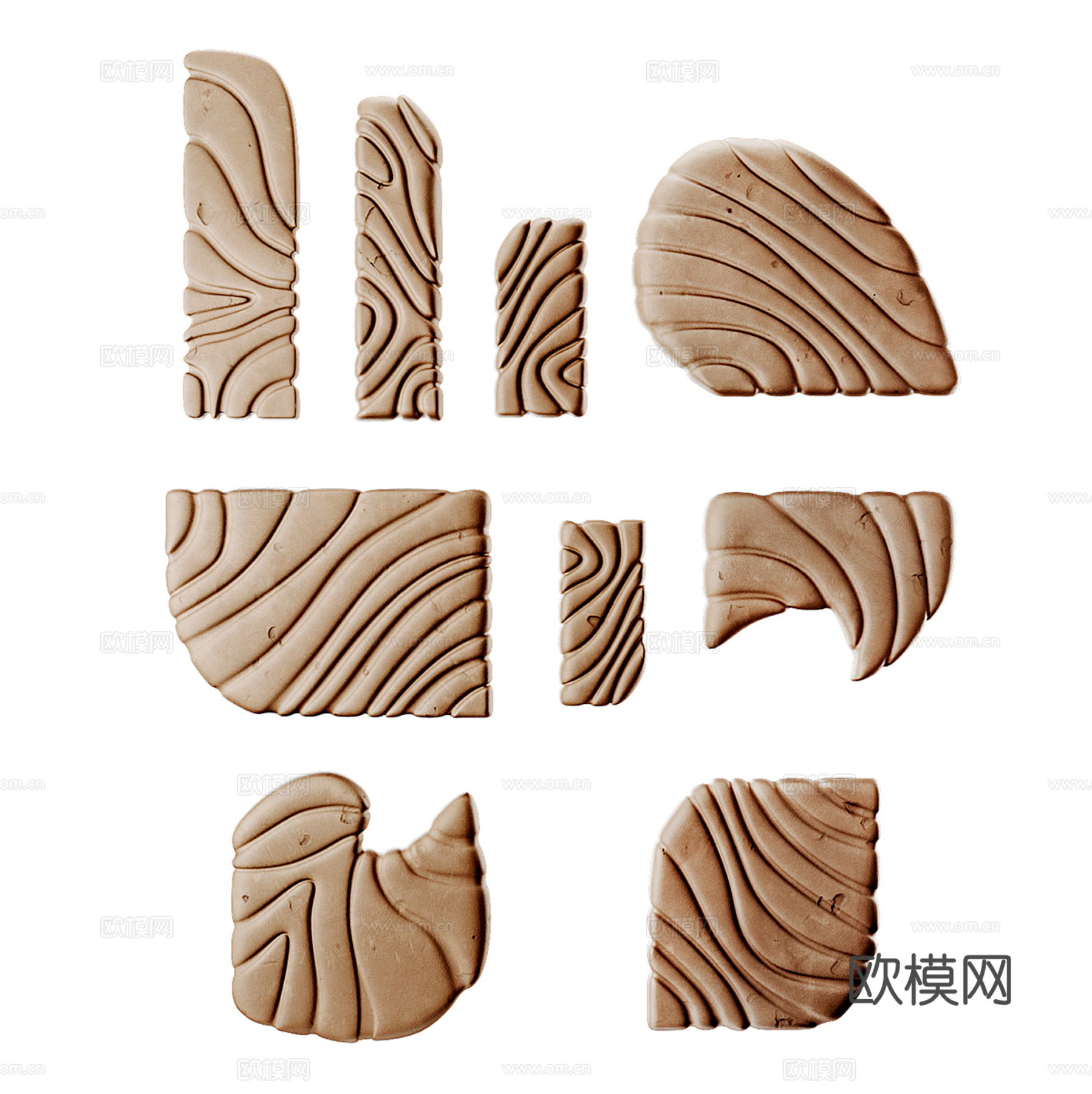 墙饰挂件su模型