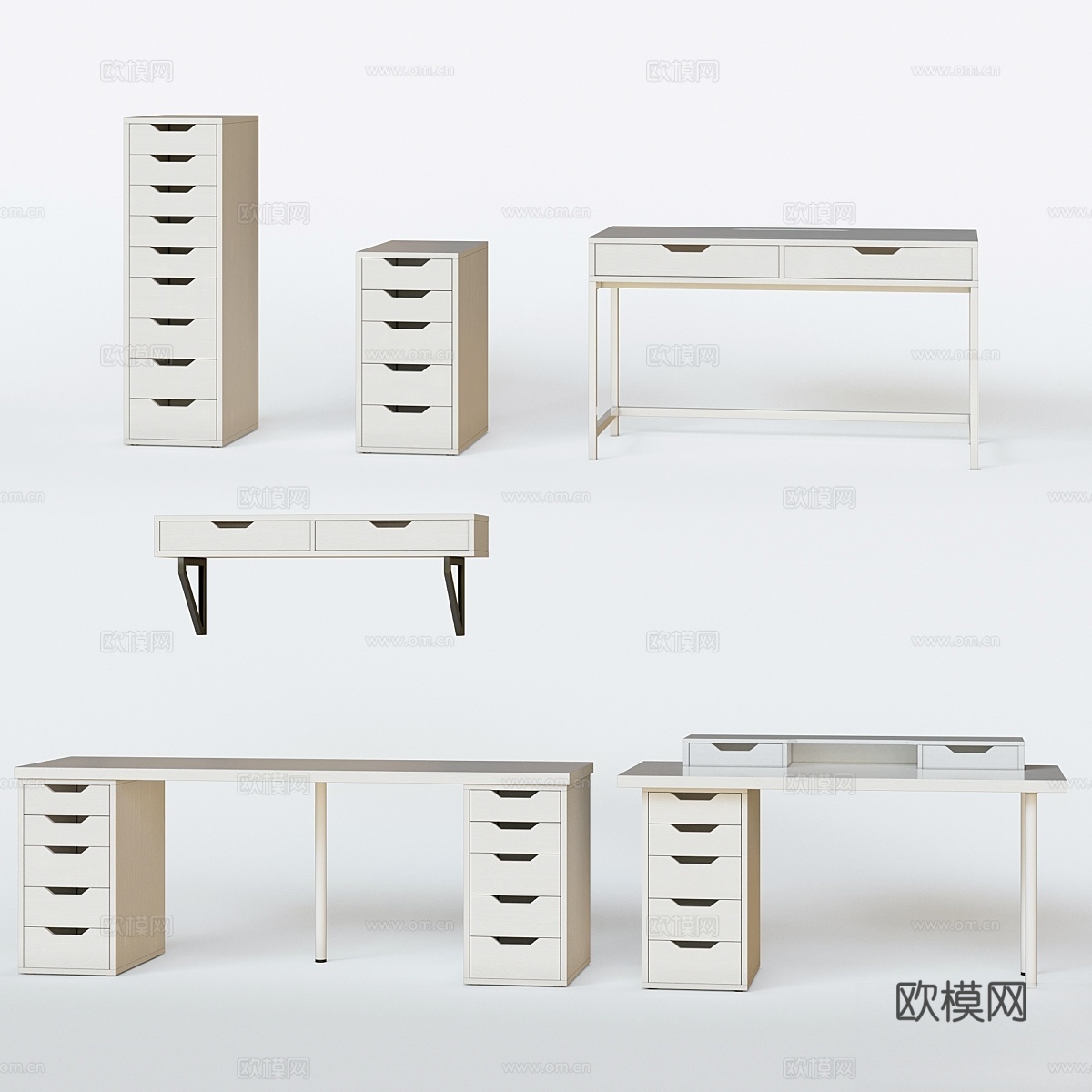 宜家 Alex 套装3d模型