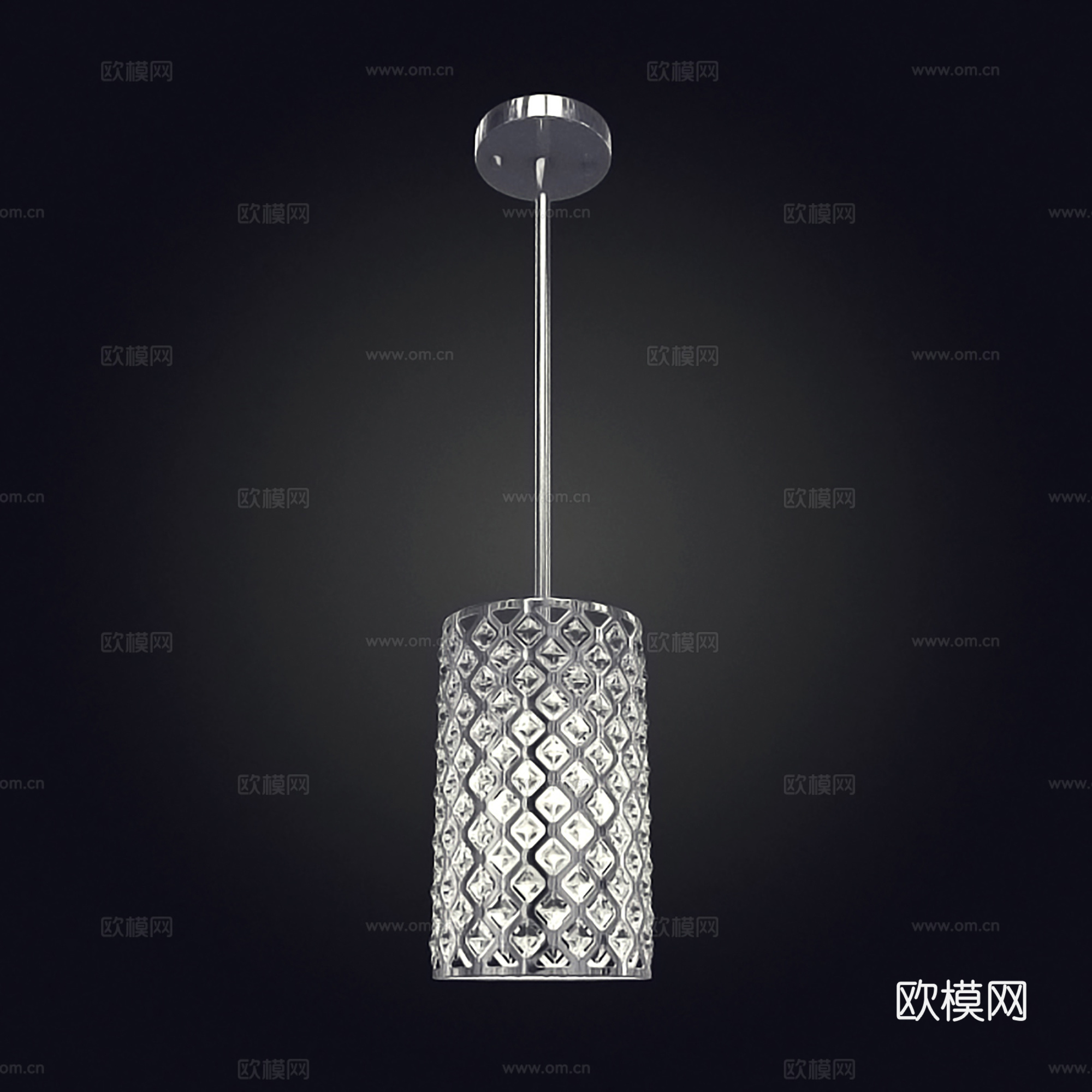 现代吊灯  水晶吊灯 客厅卧室吊灯su模型