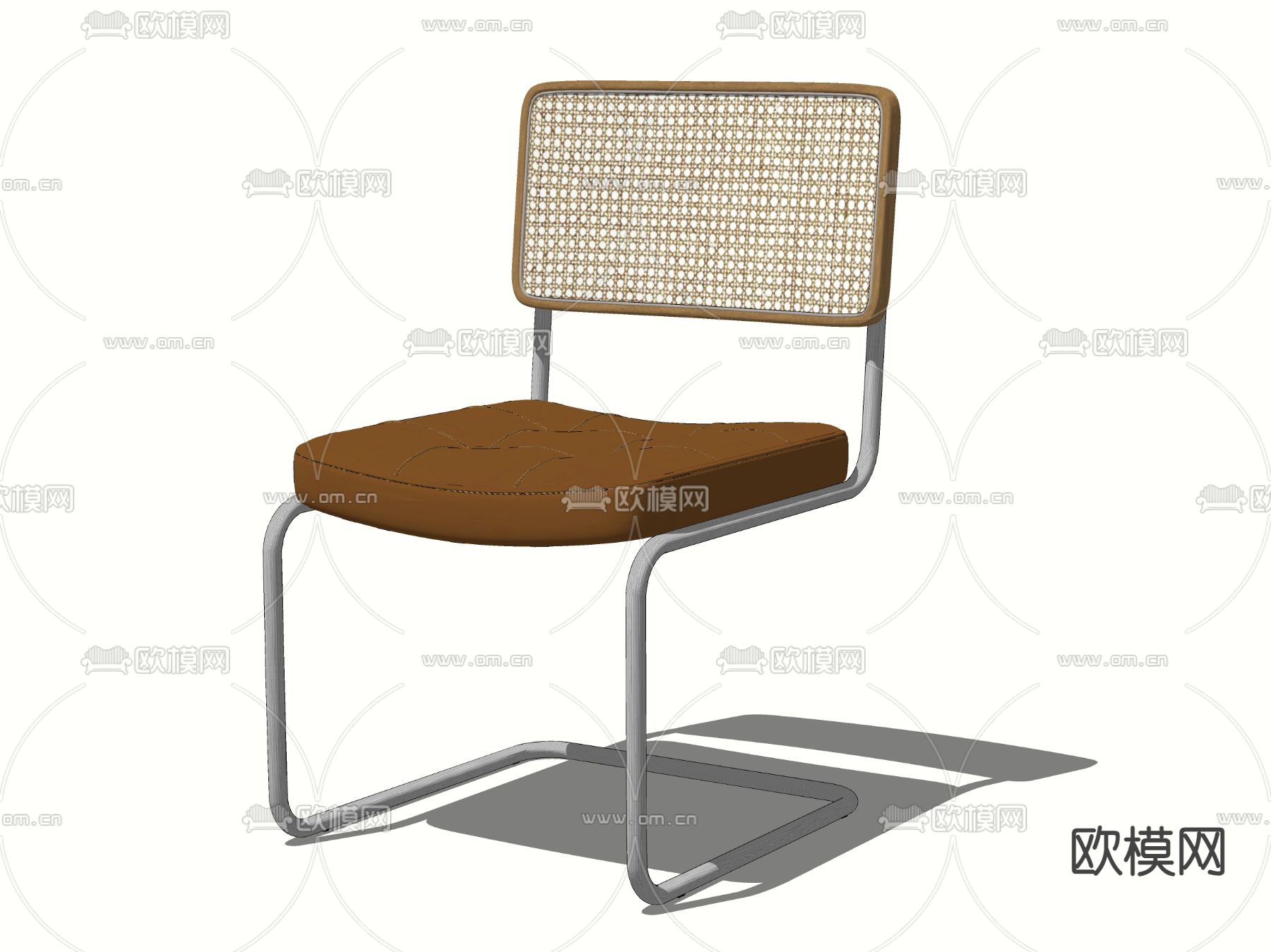 北欧餐椅su模型下载（渲染图2）