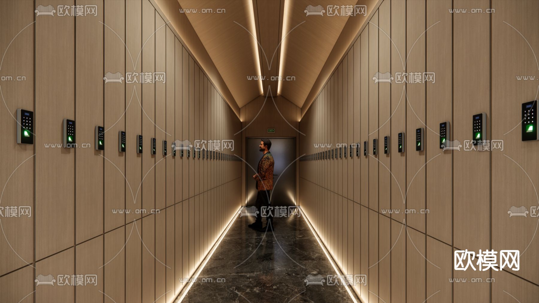 现代台球俱乐部su模型下载（渲染图7）