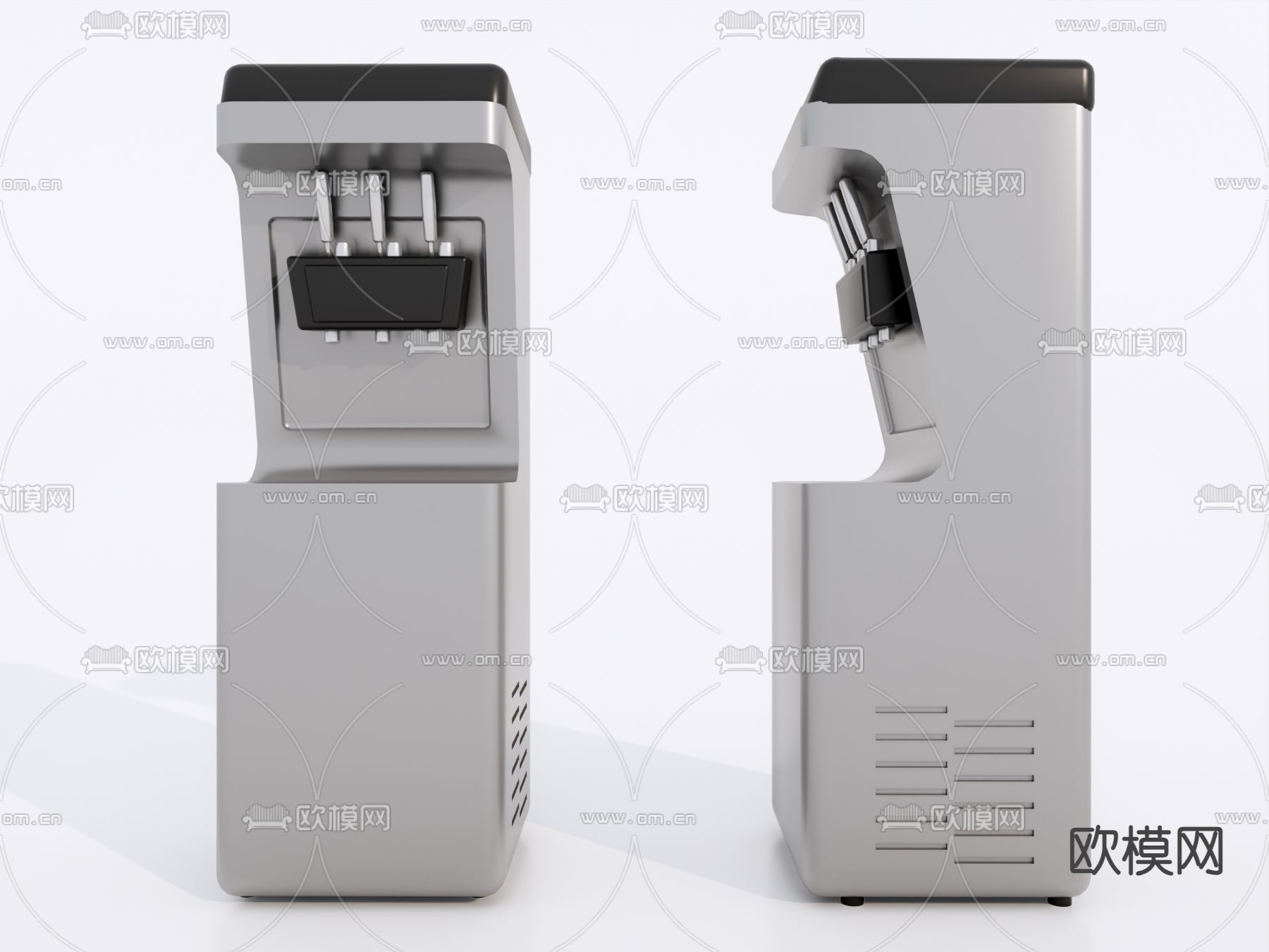 冰激凌机 咖啡机 雪糕机su模型