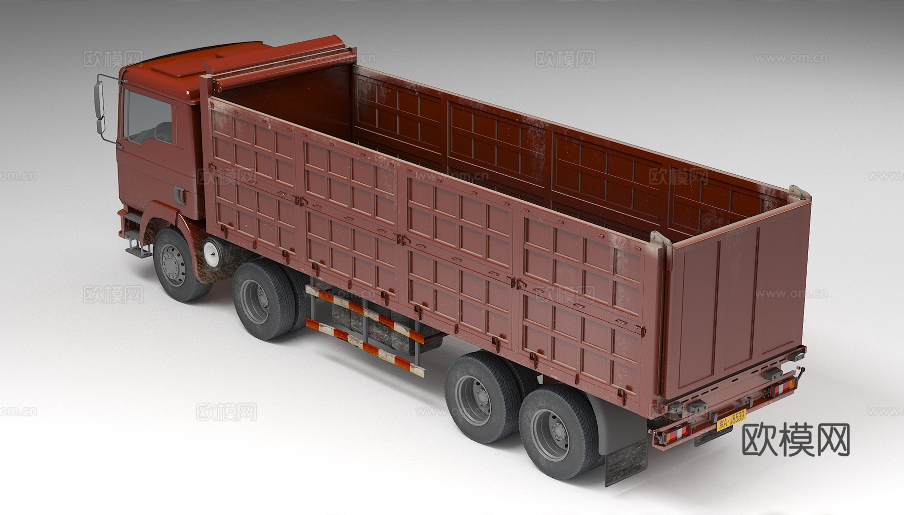 卡车 轮胎 重型卡车 大卡车 工程车3d模型