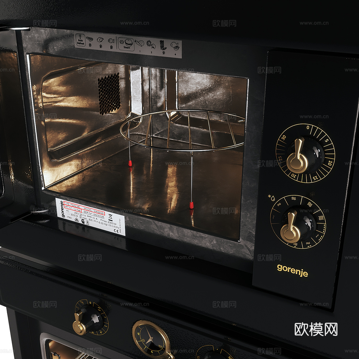 美式厨房电器3d模型