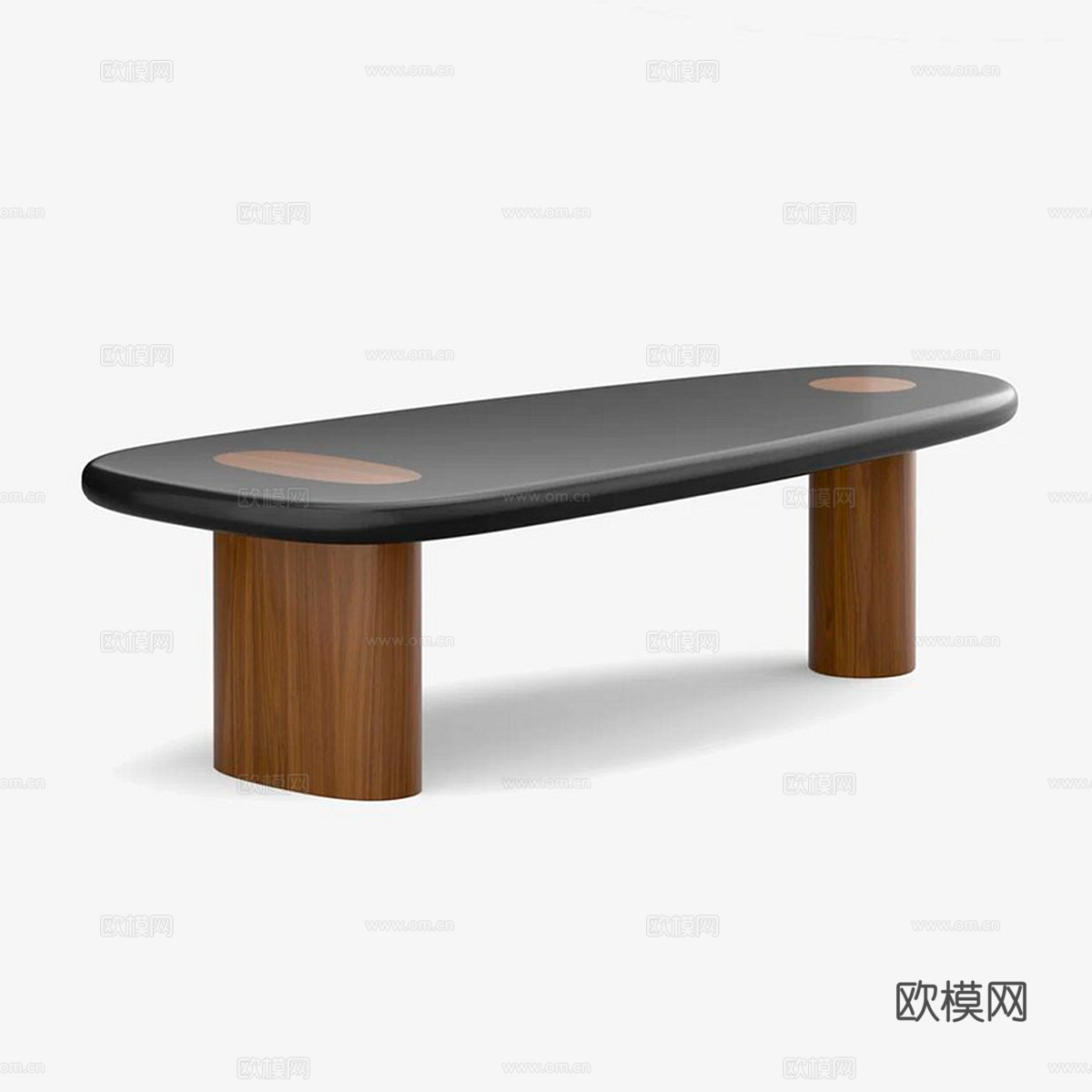 北欧简约餐桌 餐桌  简约餐桌 桌椅 木质餐桌3d模型