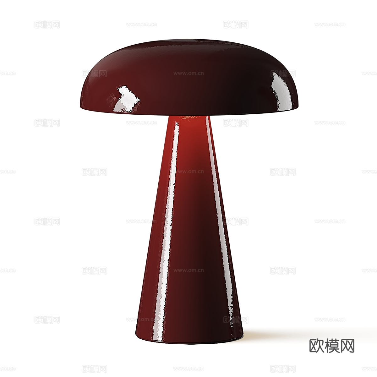 现代轻奢极简装饰台灯3d模型