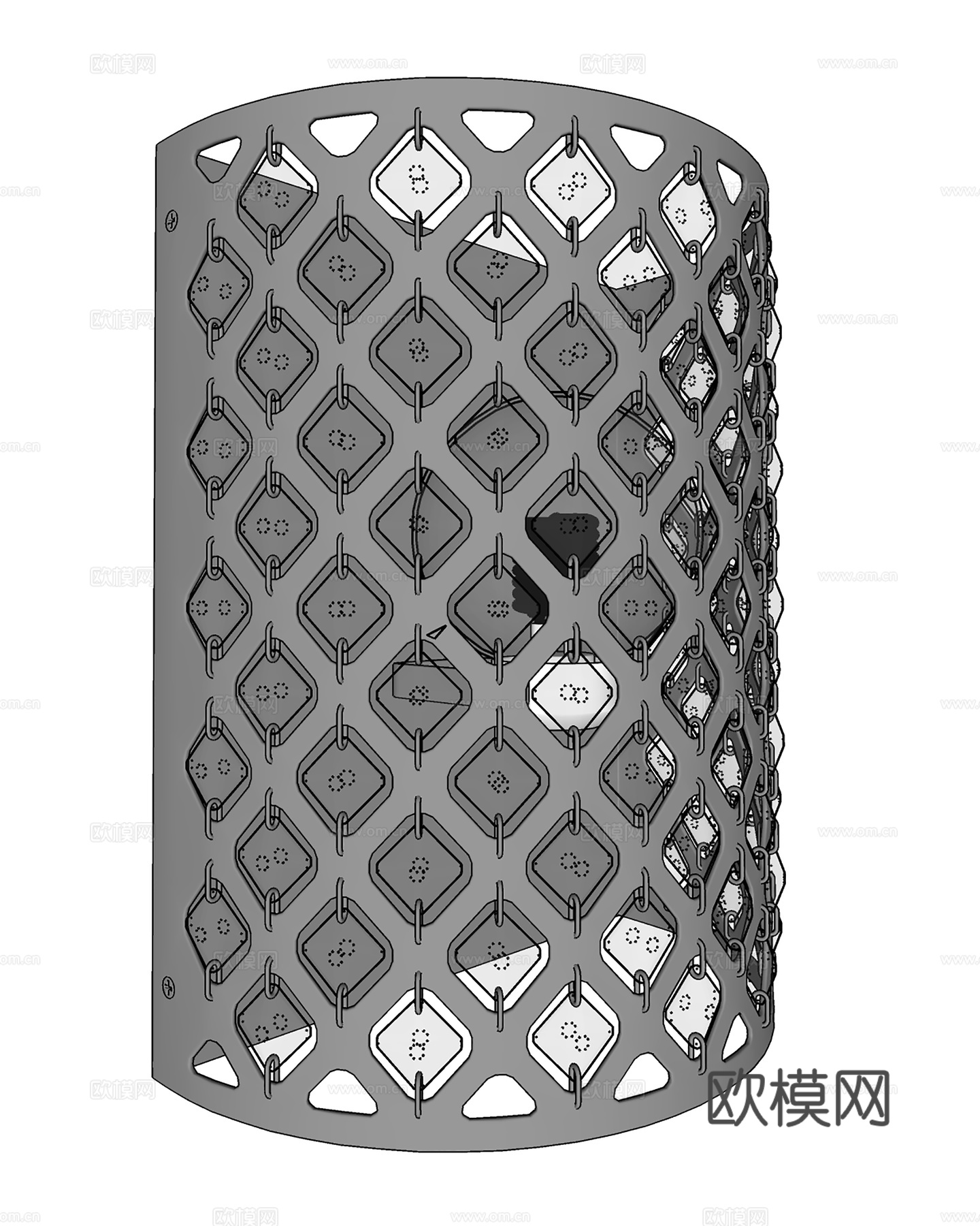 现代壁灯  水晶壁灯  户外过道壁灯su模型