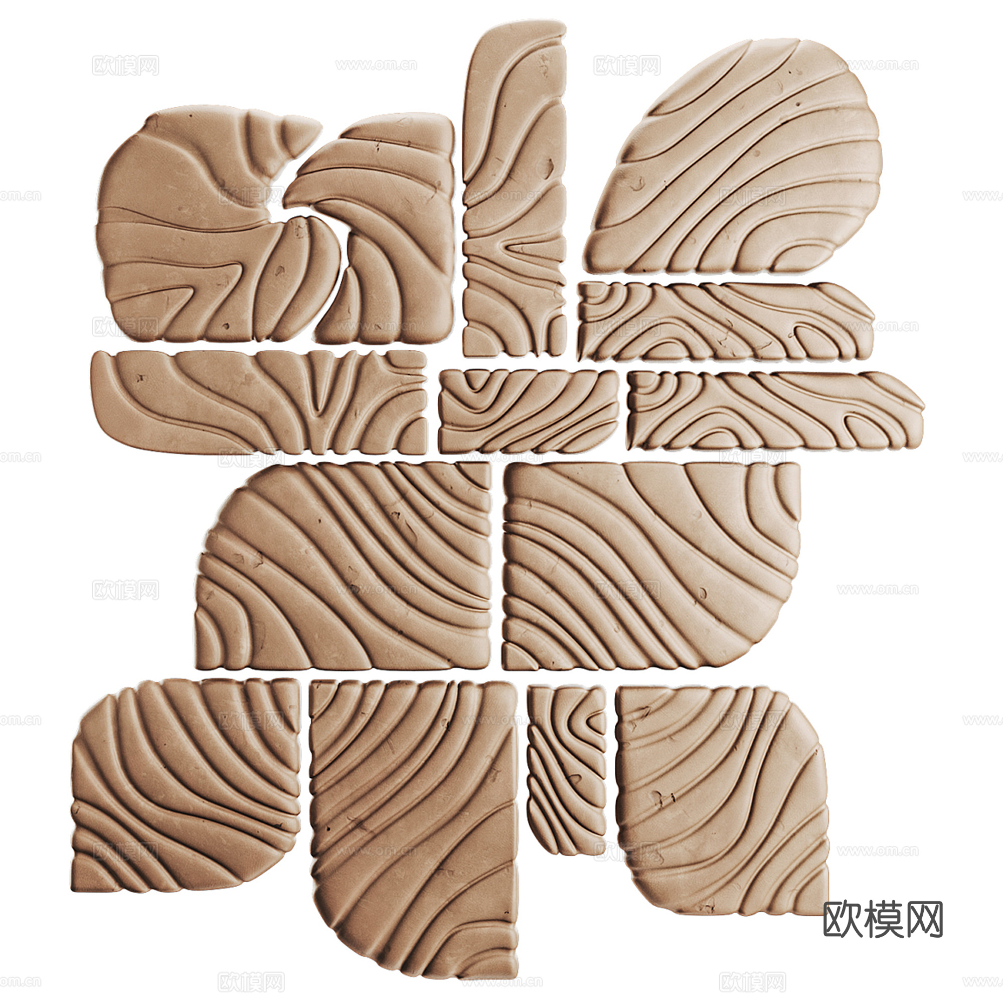 墙饰挂件su模型