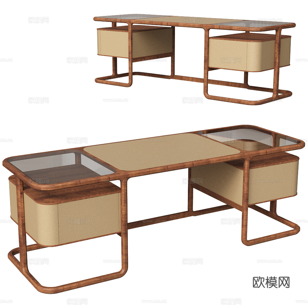 办公桌3d模型