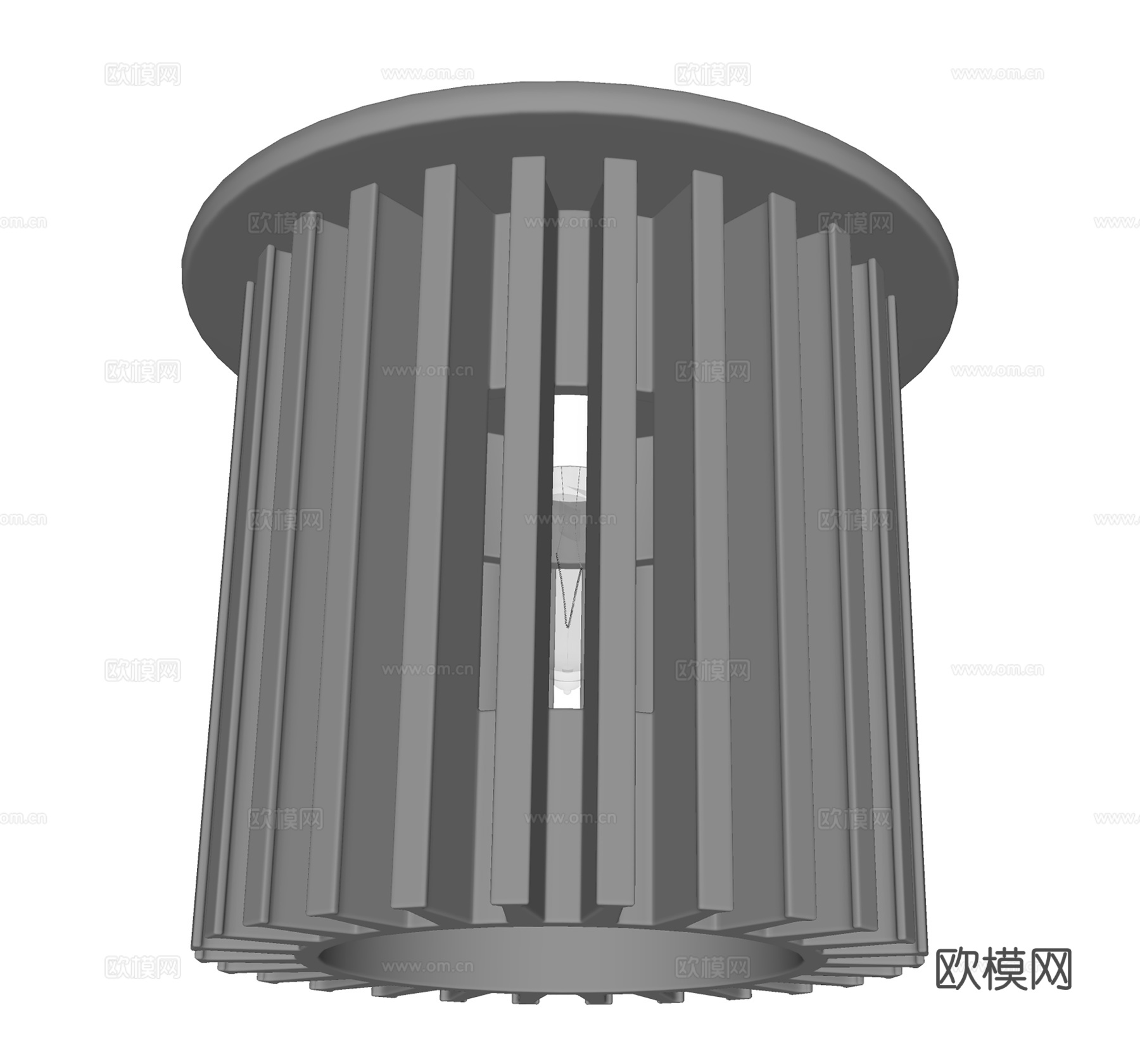 工业风吸顶灯  过道吸顶灯 过道灯su模型