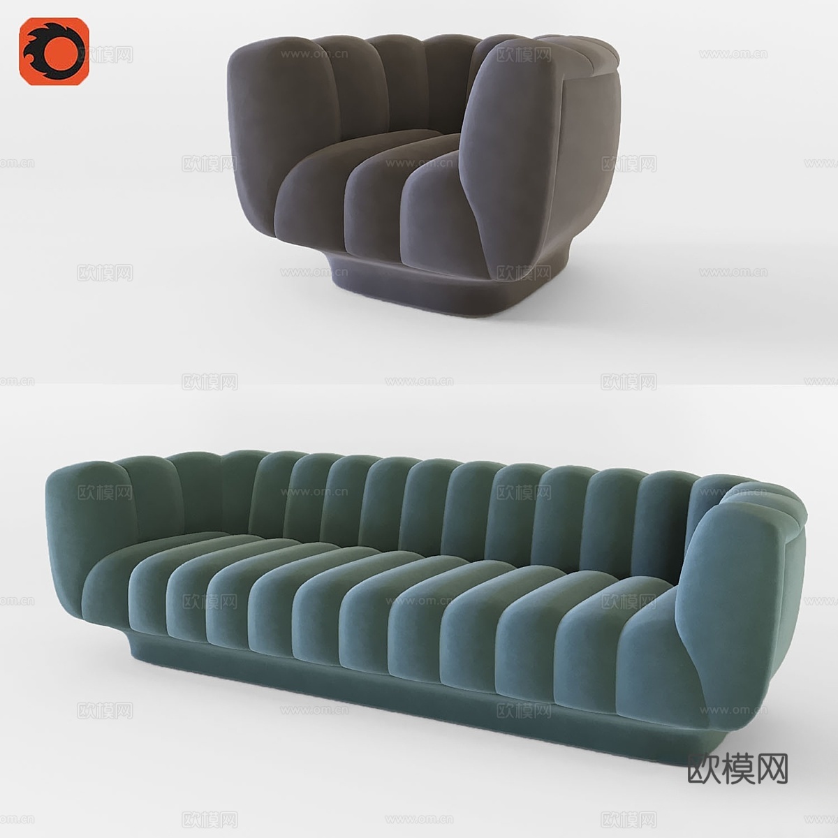 Roche Bobois Odea3d模型