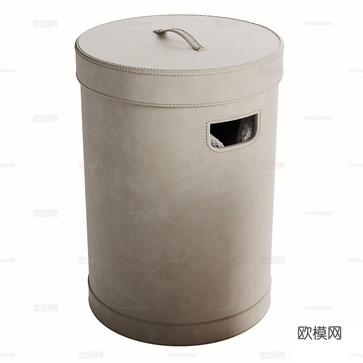 洗衣篮 收纳篮3d模型