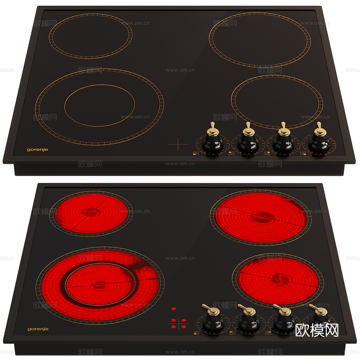 美式厨房电器3d模型