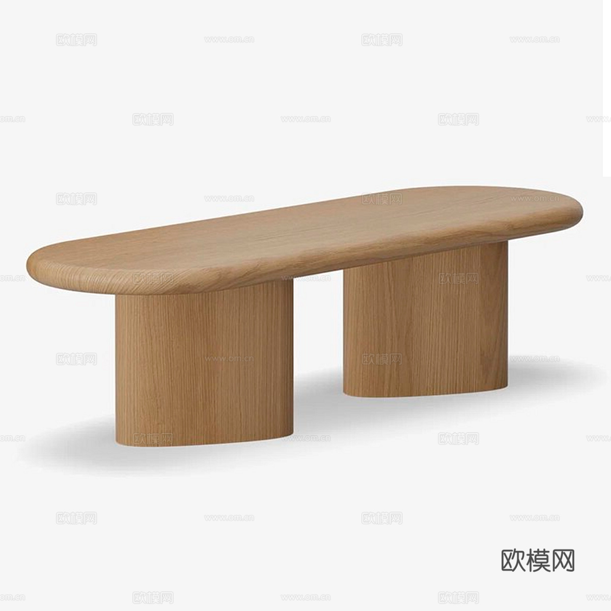 北欧简约餐桌 餐桌 简约餐桌 木质餐桌  桌子3d模型
