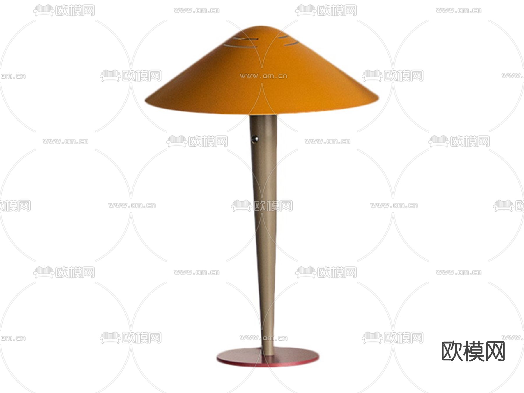 北欧台灯su模型下载（渲染图1）