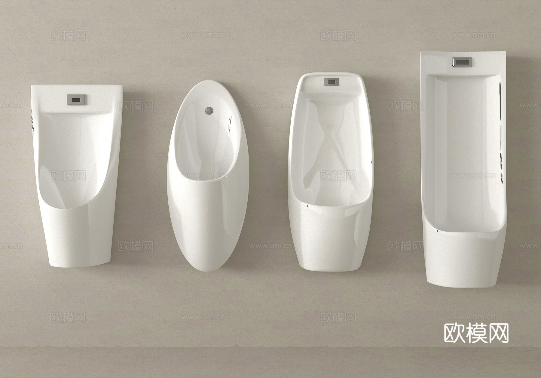 尿斗 小便池 小便器3d模型