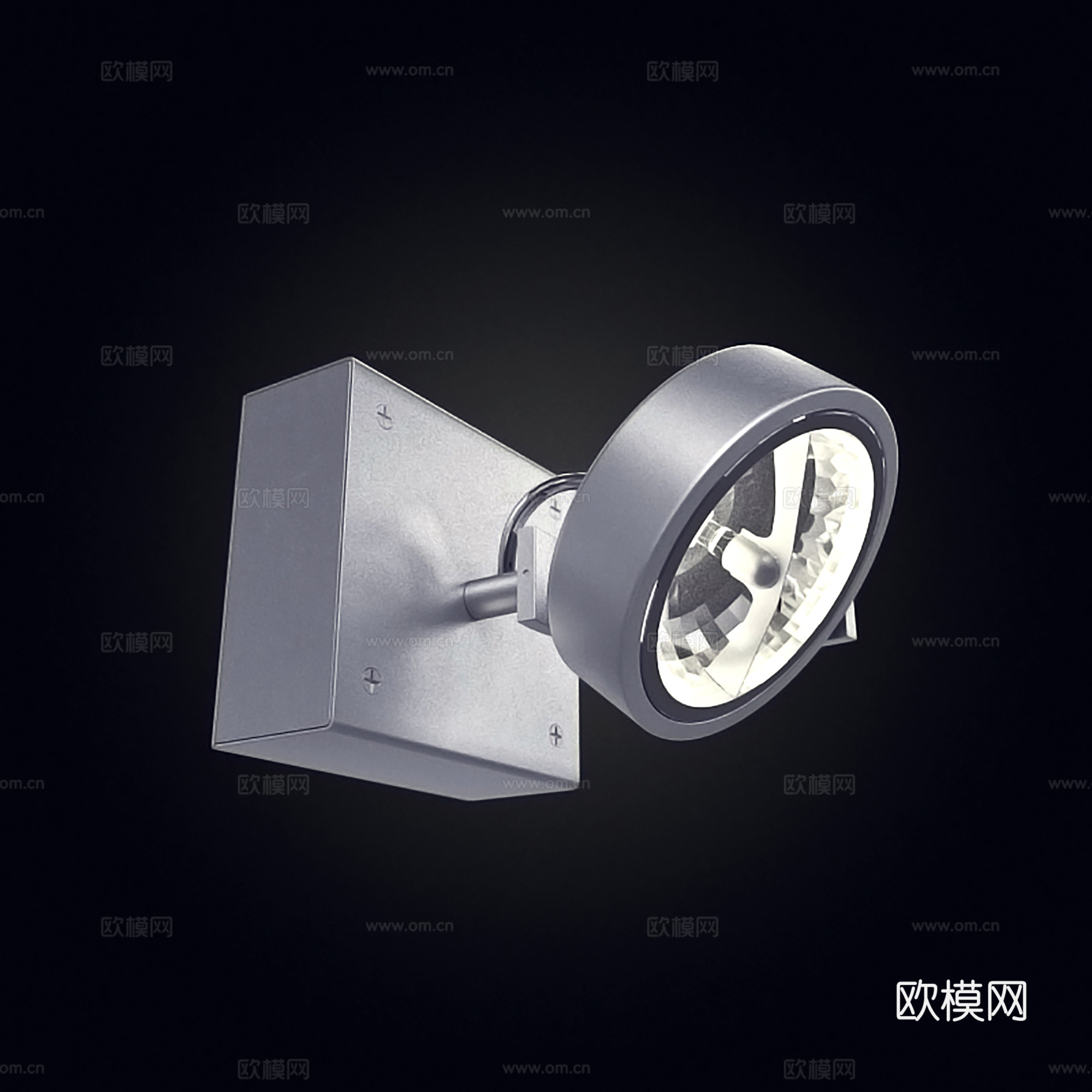 工业风舞台灯  楼道壁灯  安全出口灯su模型