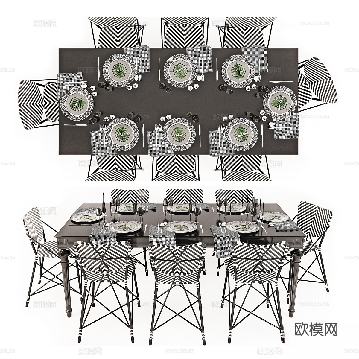 装饰套装_EICHHOLTZ3d模型