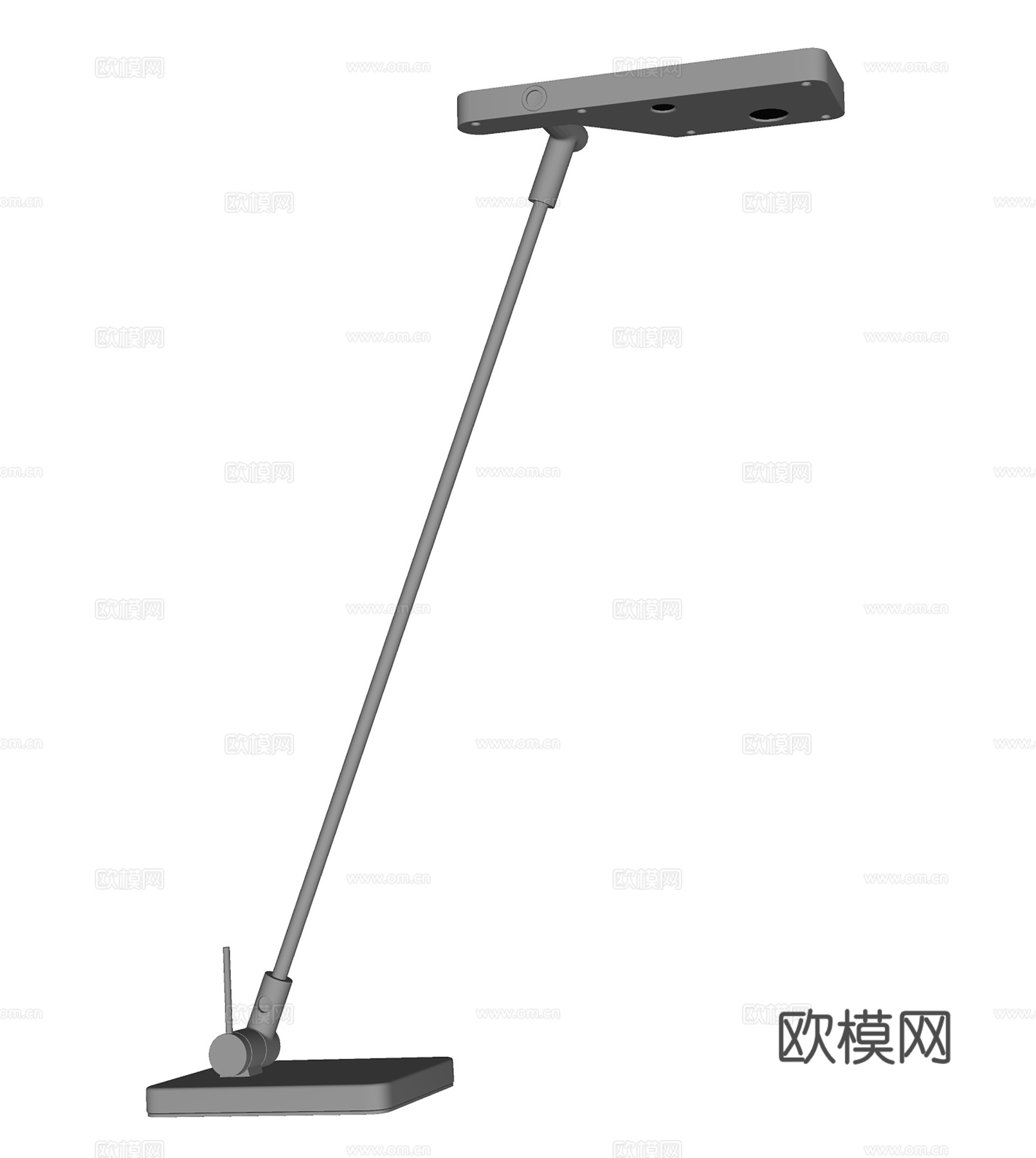 工业风台灯 简易台灯  客厅卧室台灯su模型