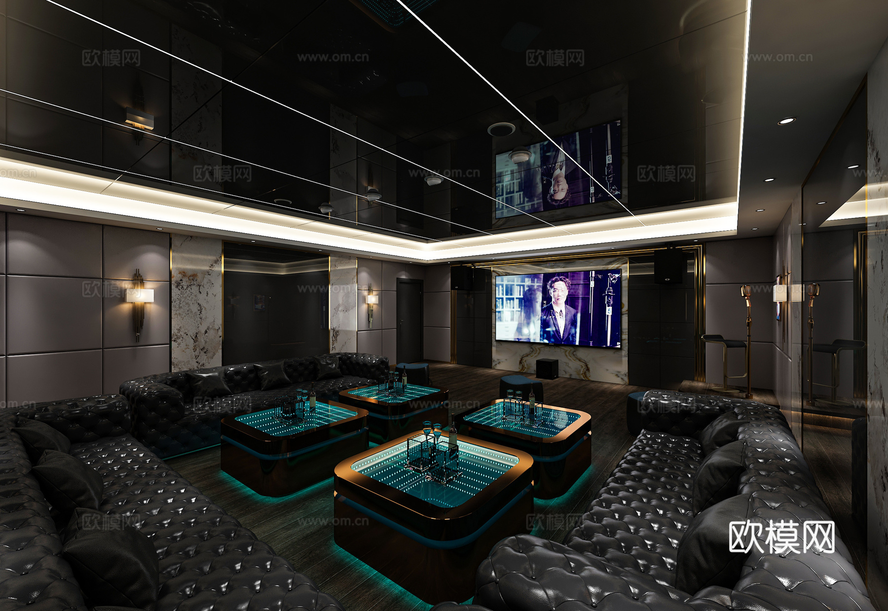 KTV 派对房3d模型
