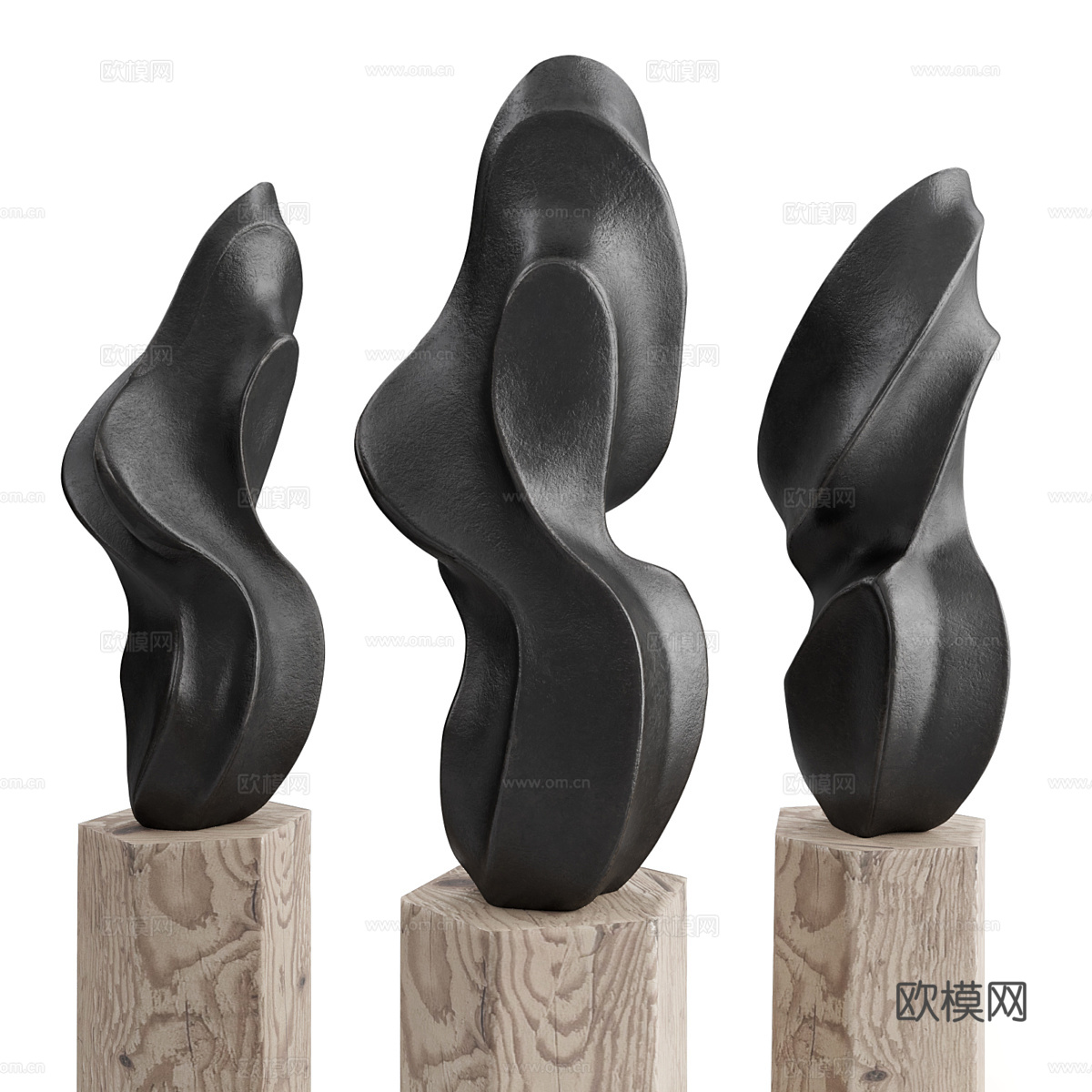 现代艺术雕塑 抽象雕塑3d模型