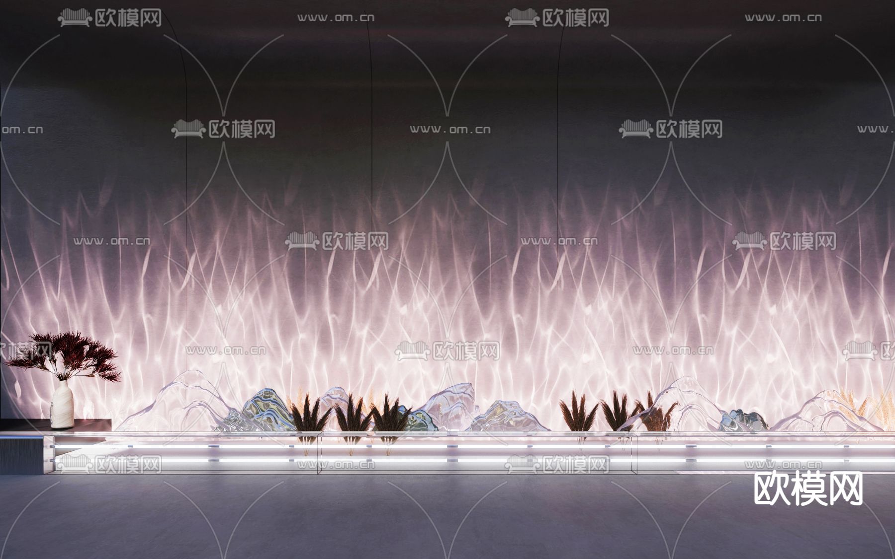 水波纹灯su模型下载（渲染图1）