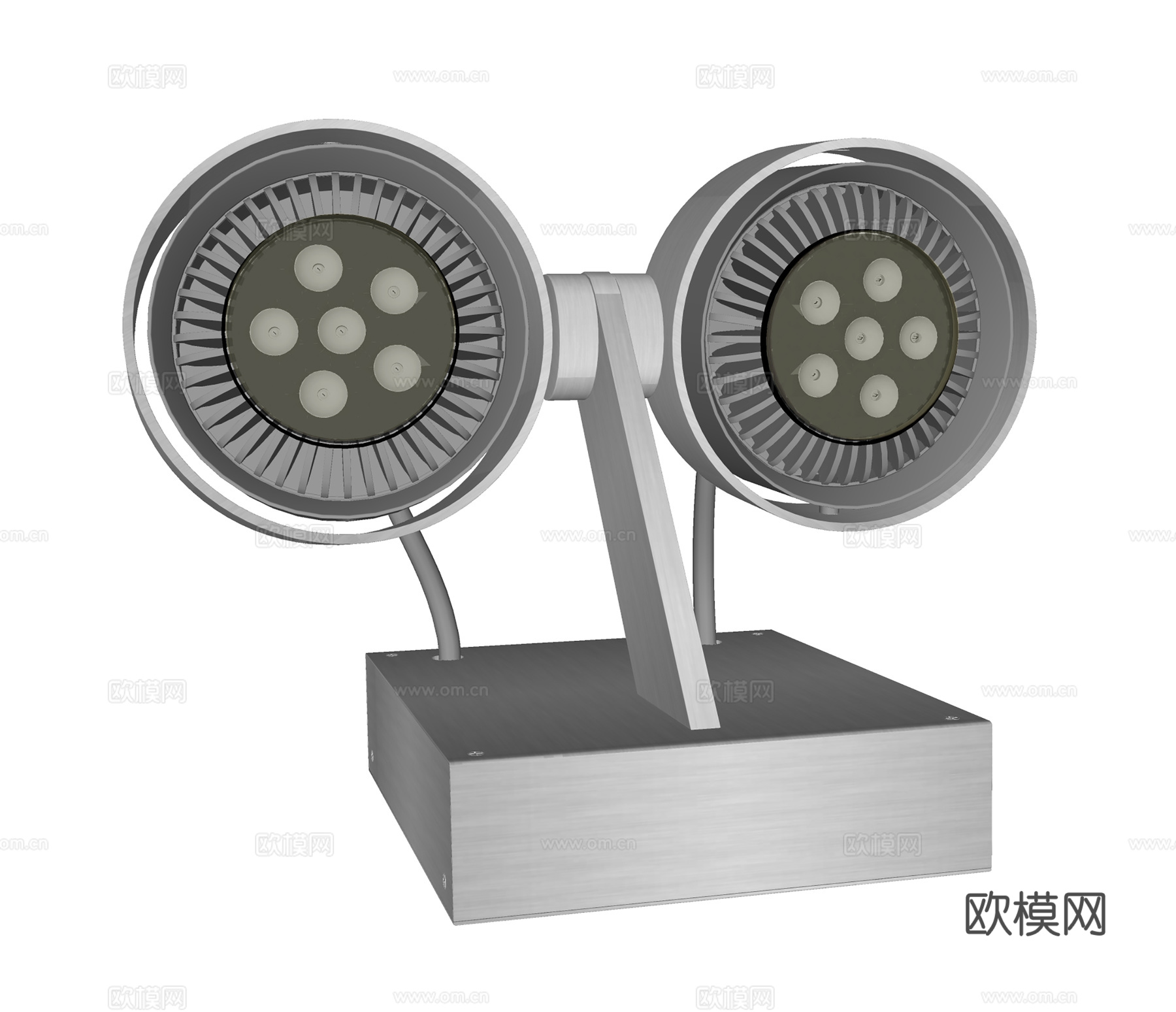 工业风舞台灯  楼道壁灯  安全出口灯su模型