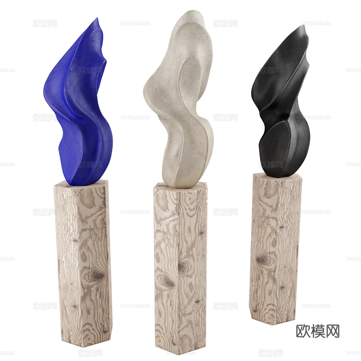 现代艺术雕塑 抽象雕塑3d模型