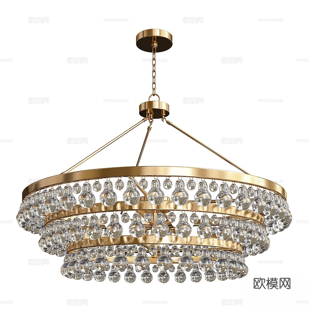 Robert Abbey Bling 大型吊灯3d模型