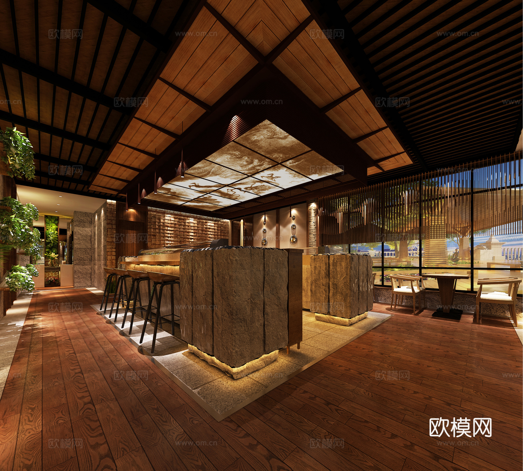 休息区3d模型