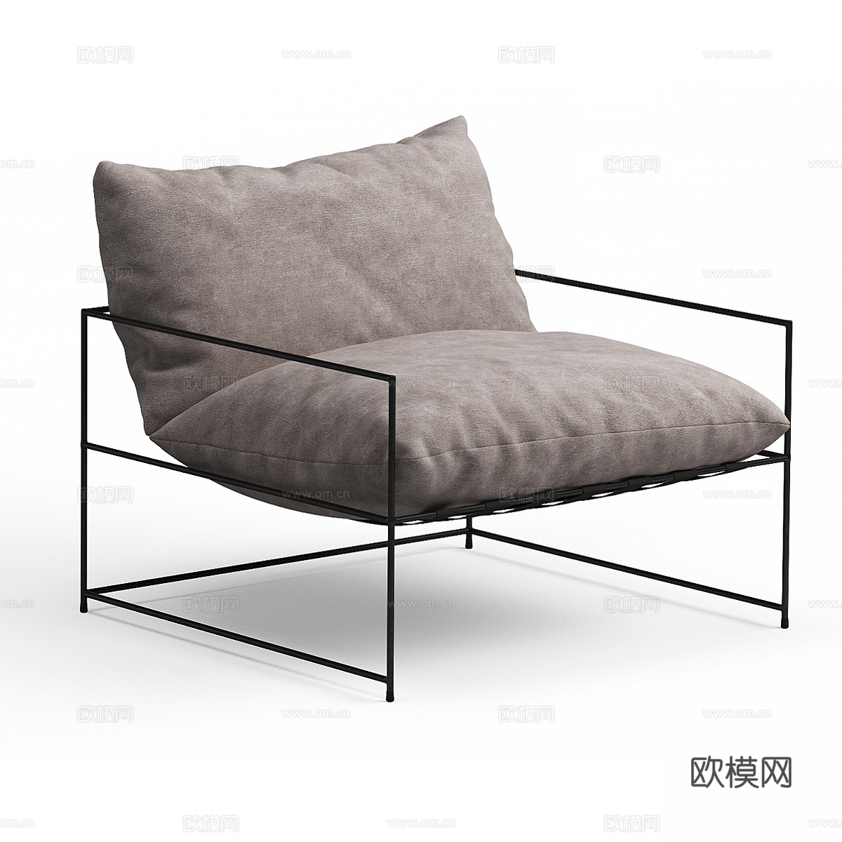 卡雷康沃尔扶手椅3d模型
