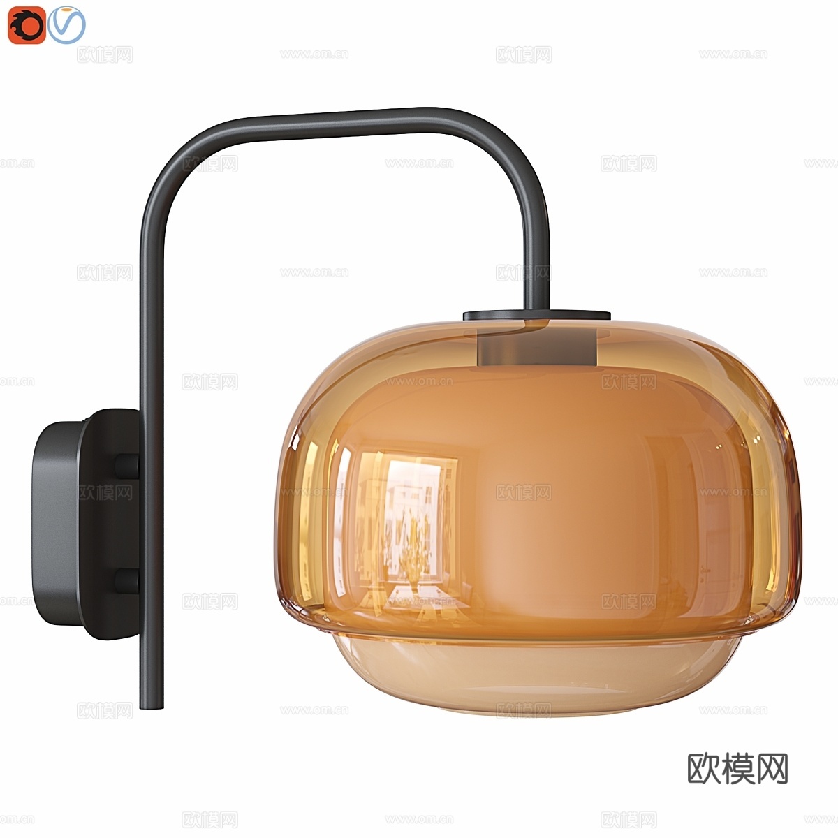 壁灯 Kinoko La Redoute3d模型