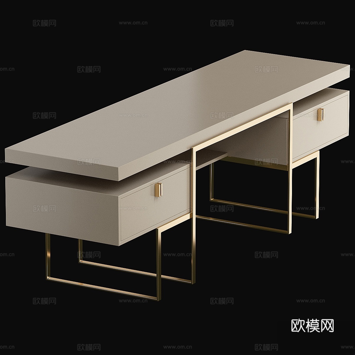Allure 书桌 Frato Interiors3d模型