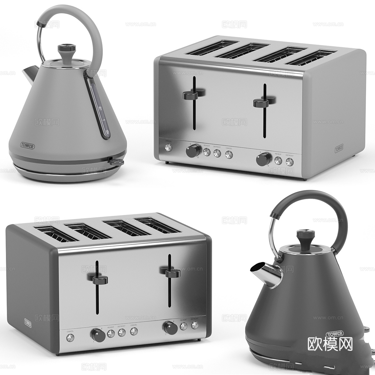 TOWER 厨房电器系列3d模型