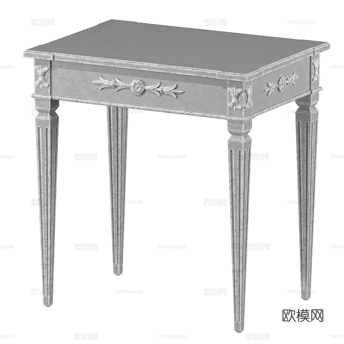 Eloquence 矢车菊边几咖啡桌3d模型