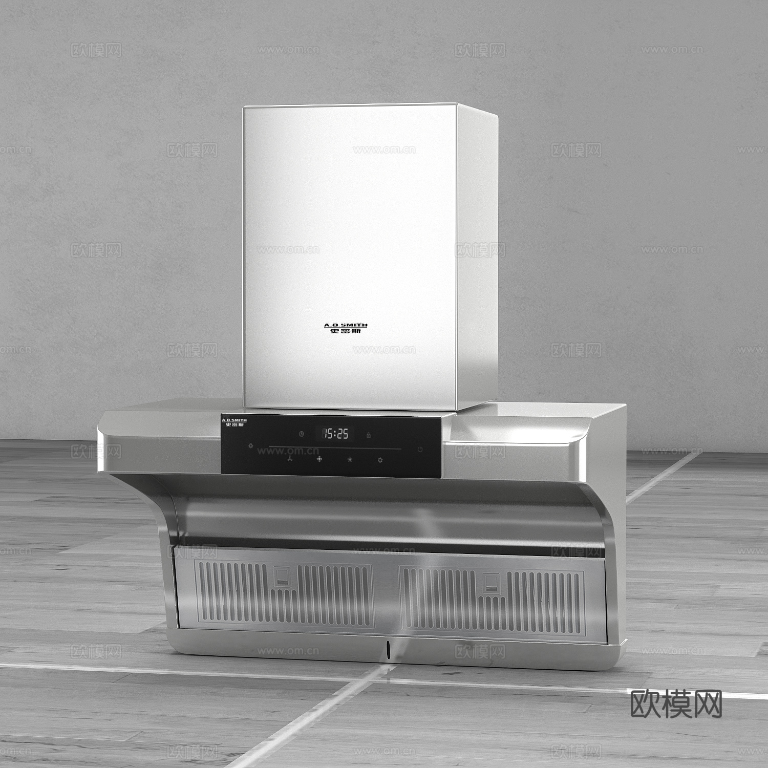 烟灶3d模型
