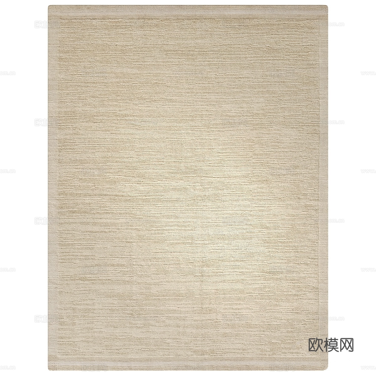 Pottery Barn Flannery 表演地毯3d模型
