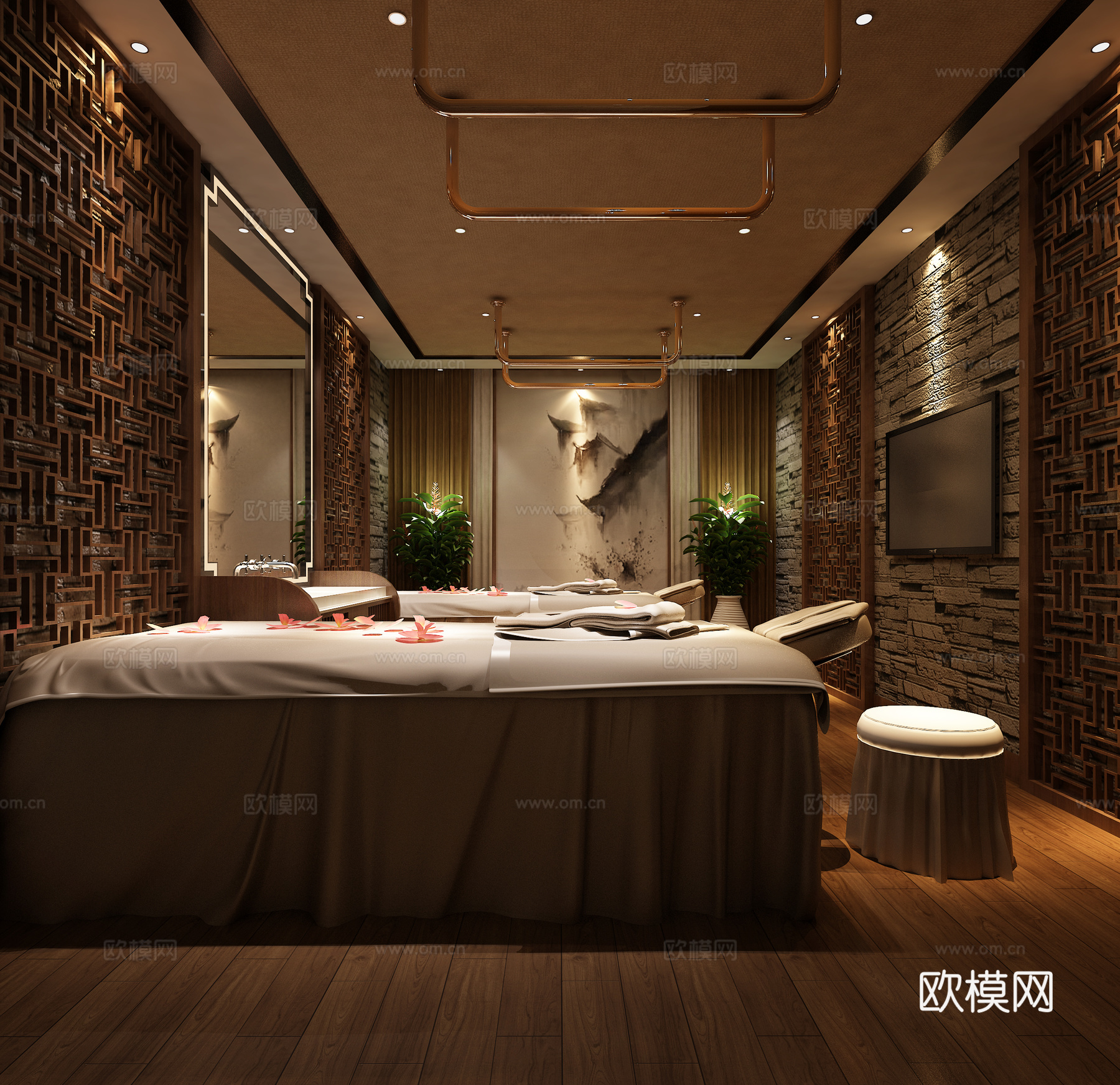 松骨免费3d模型