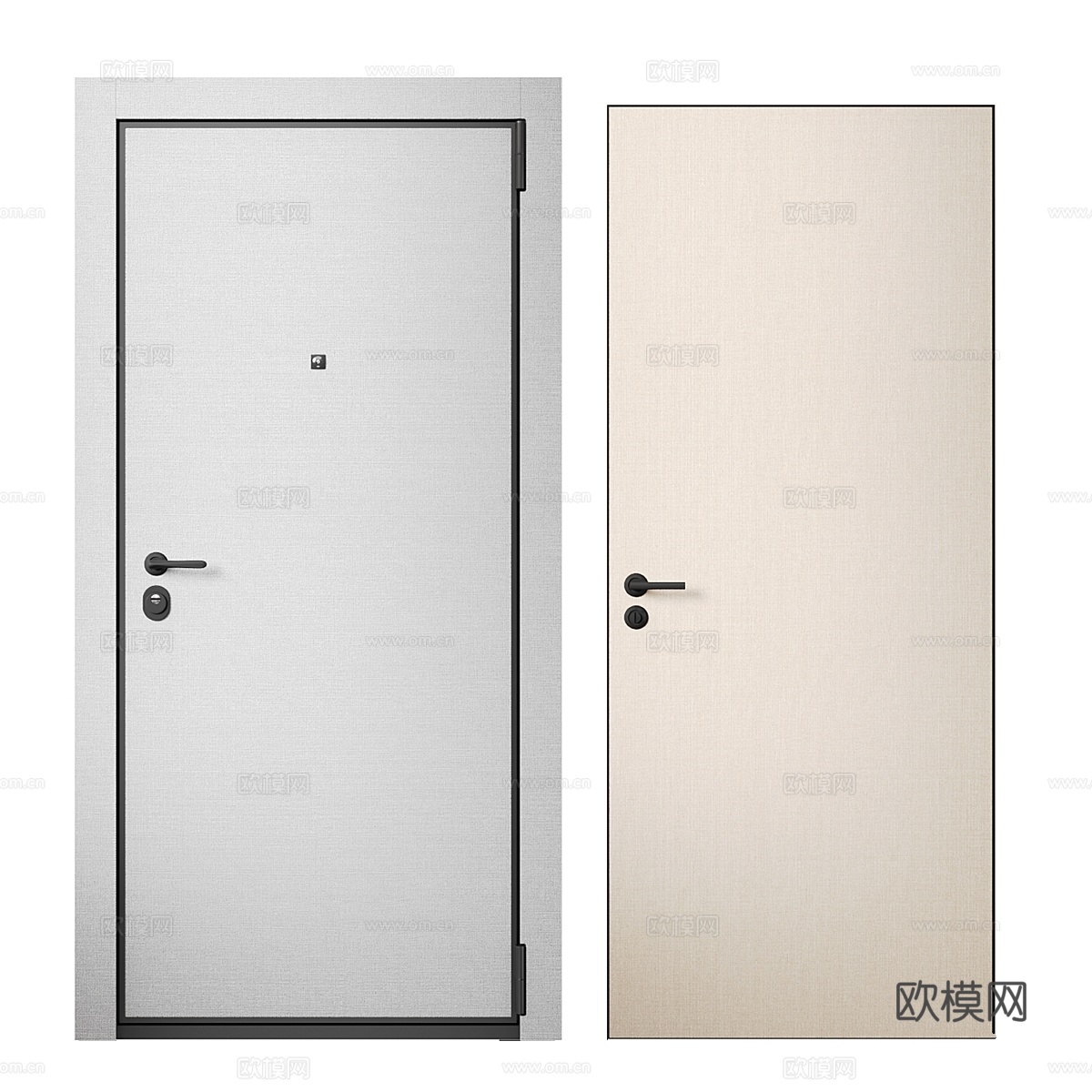 入口门和室内门 273d模型