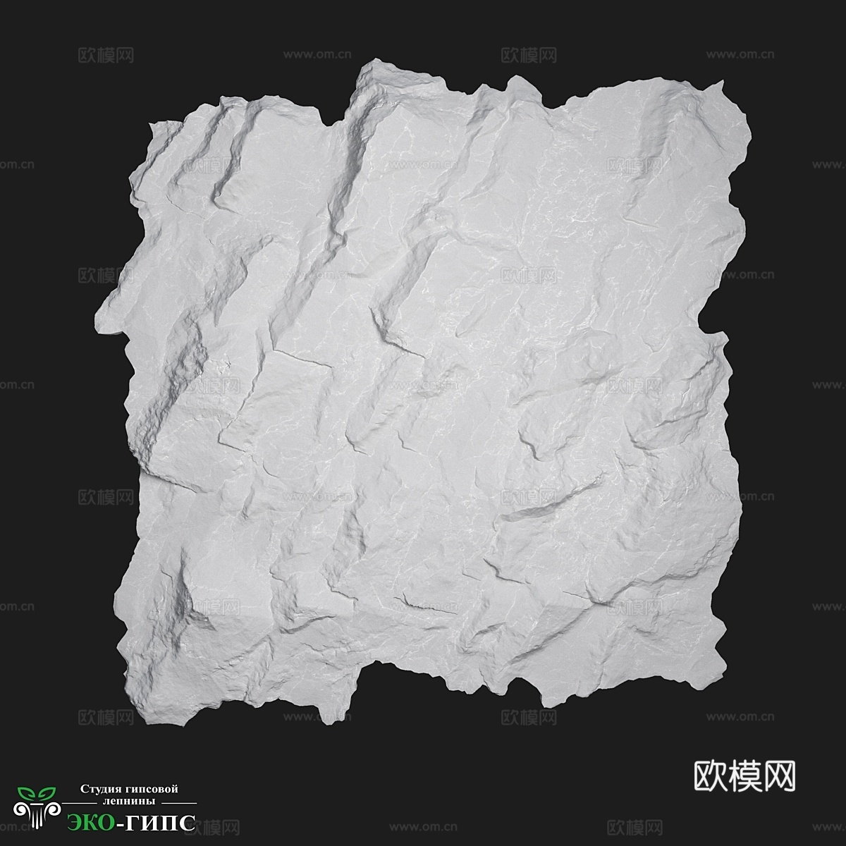 3D 无缝面板 蒙布朗3d模型