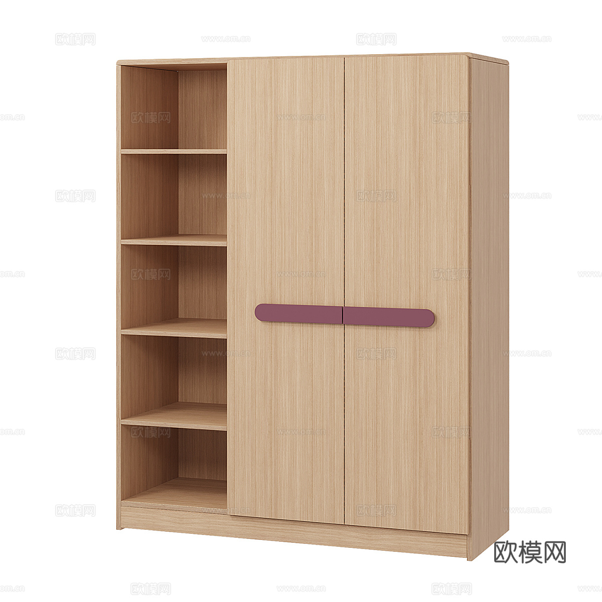 北欧简约衣柜 衣柜 简约衣柜 装饰衣柜 卧室衣柜  柜子3d模型