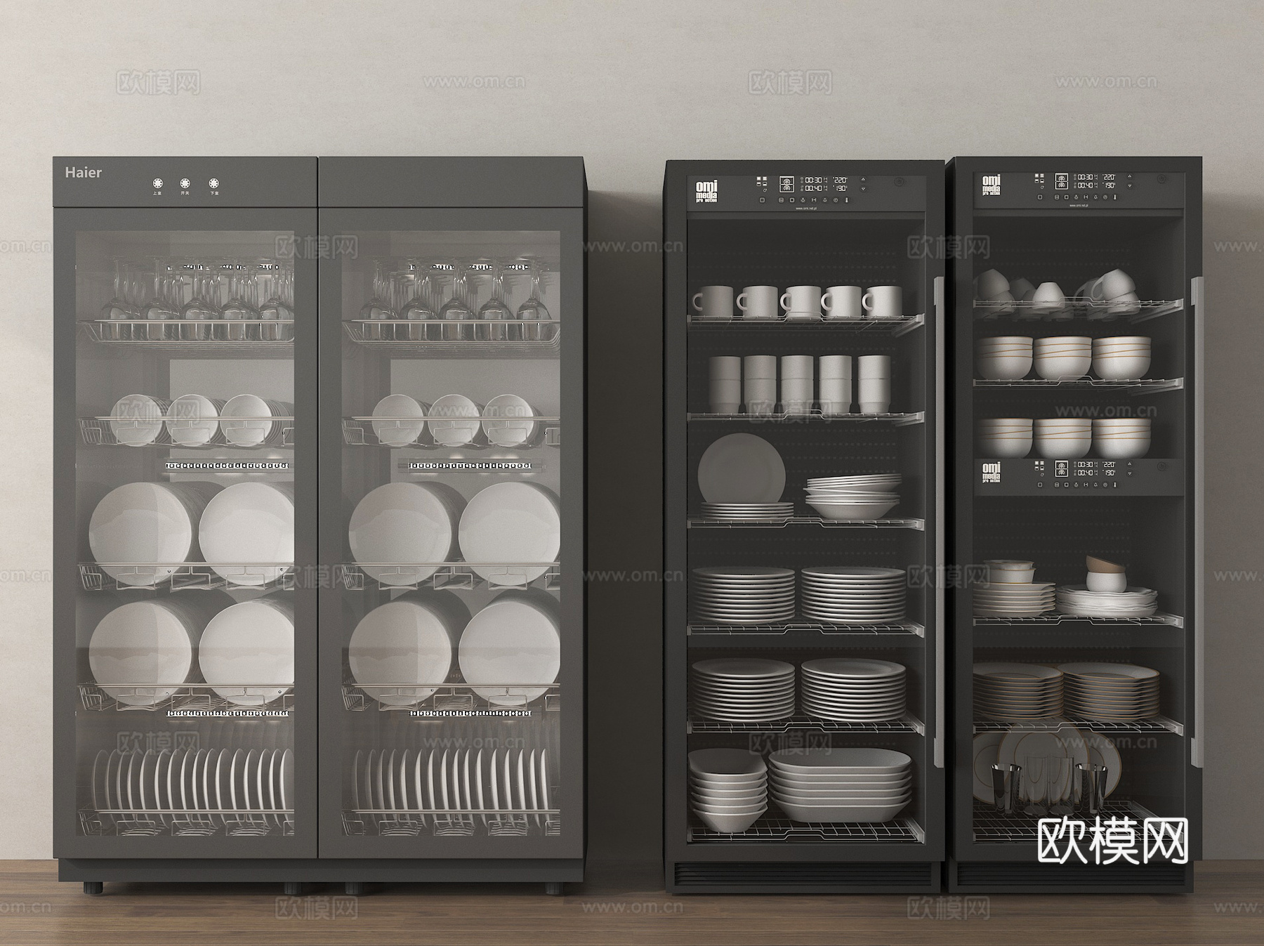 消毒柜 餐具柜su模型